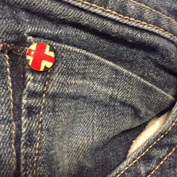 HUDSON Double Buttoned Boot Cut Jeans Size 28 - Picture 6 of 8